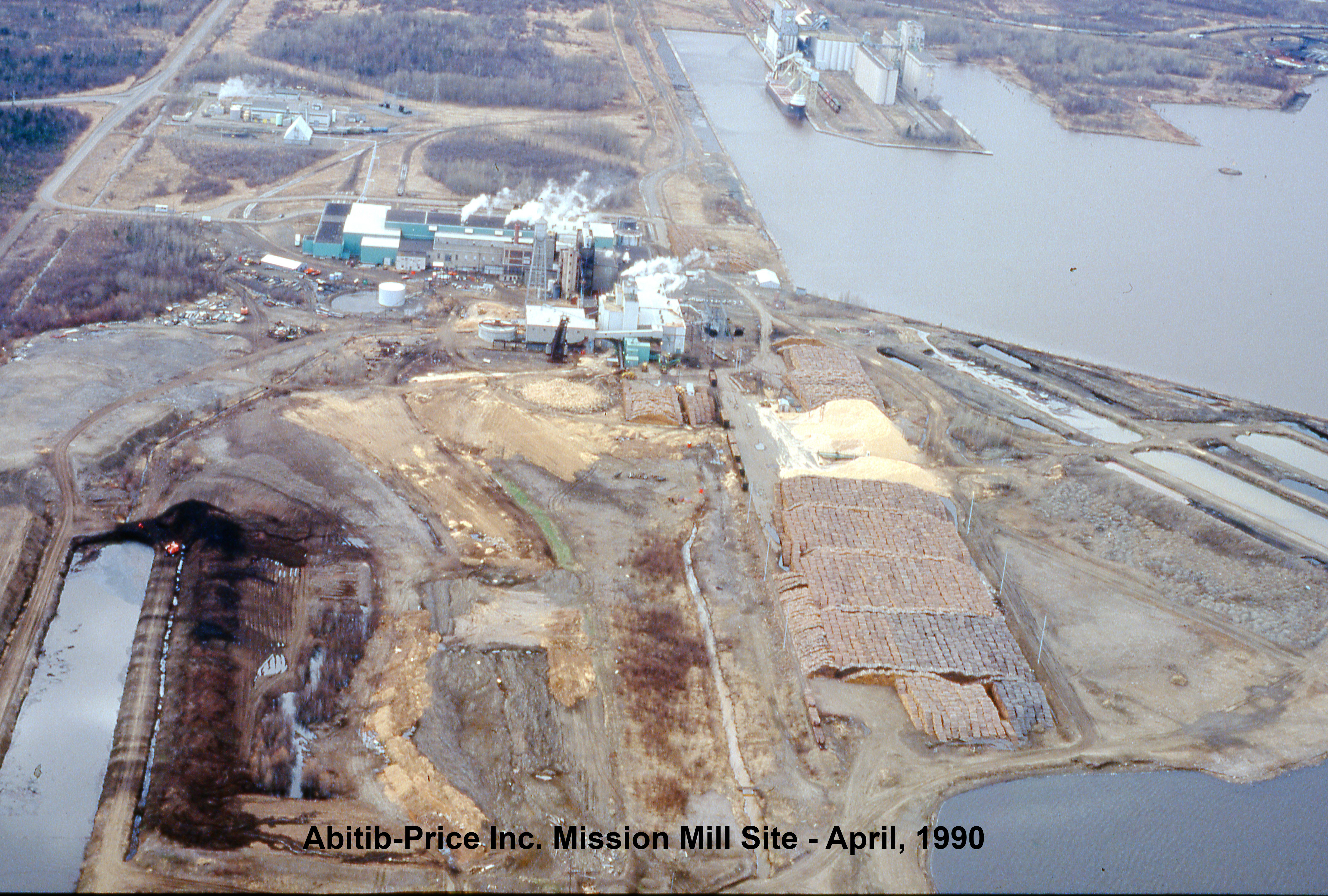 Abitibi-Price Inc. Mission Mill Site, April 1990   2