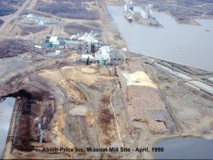 Abitibi-Price Inc. Mission Mill Site, April 1990   2