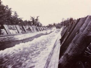 charlton lake log chutes 1940